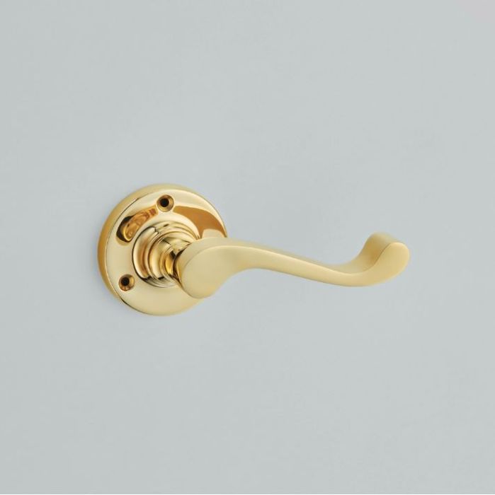 Croft Hardware Lichfield Door Handle on Rose - Pair