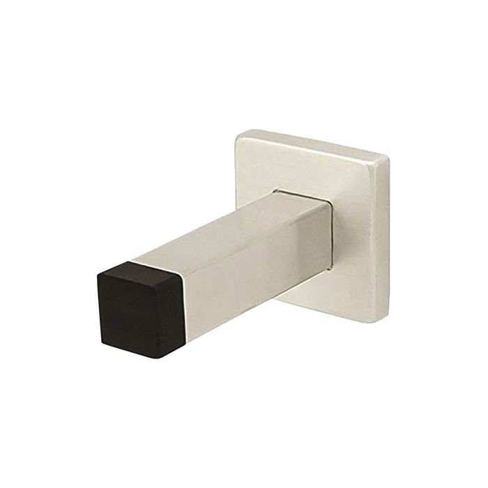 Eurospec - Square Wall Mounted Door Stop - Stainless Steel