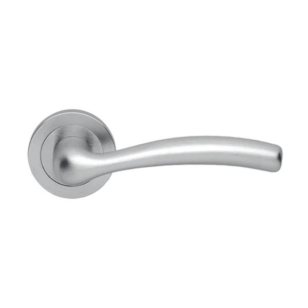 Carlisle Brass - Manital Easy Door Handle on Rose - Satin Chrome - Pair