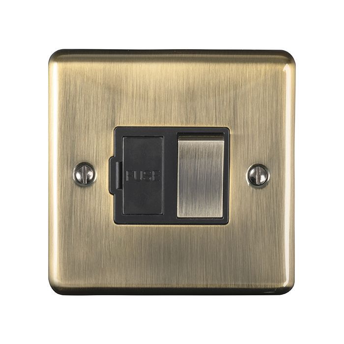 Eurolite - Enhance Decorative - Switched Fuse Spur - Antique Brass