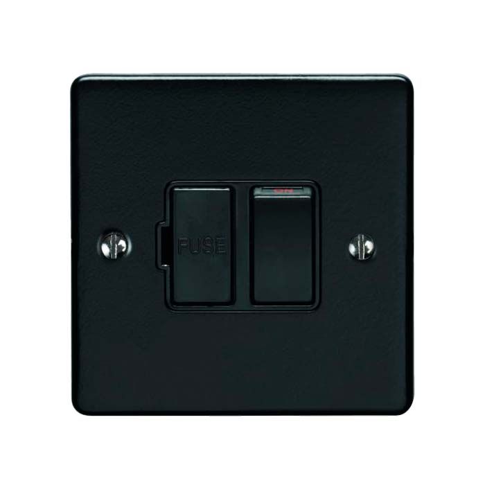 Eurolite - Enhance Decorative - Switched Fuse Spur - Matt Black