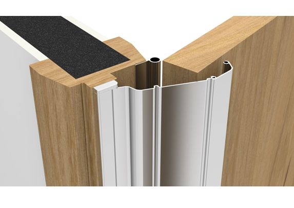 Eurospec - Commercial Finger Protector - Opening Side 120° - 2m - Aluminium