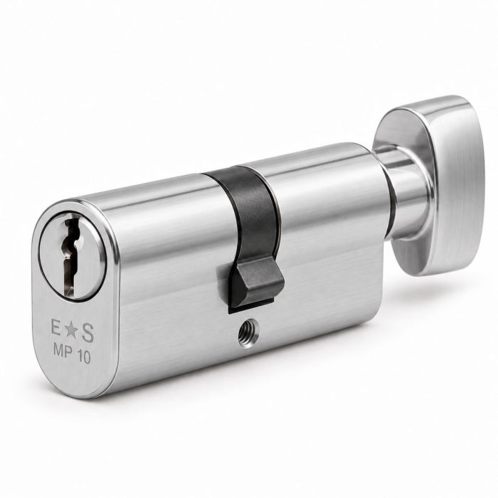 Eurospec 10 Pin UK Oval Cylinder and Turn