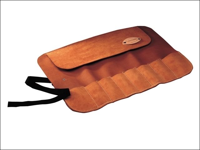 Faithfull 8 Pocket Leather Chisel Roll