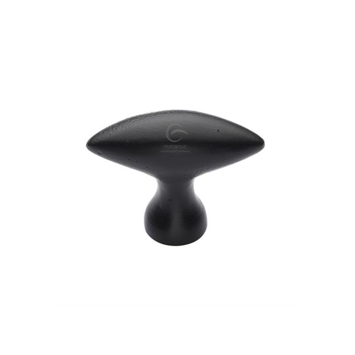 M.Marcus Black Iron Elliptic Cupboard Knob