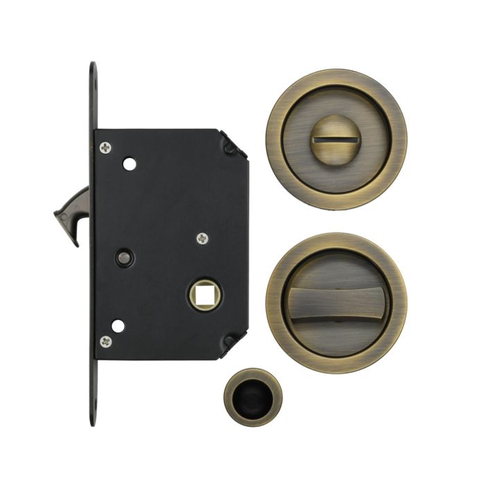 Fulton & Bray Sliding Door Lock Set