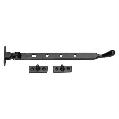 M.Marcus Black Iron Bulb End Casement Stay