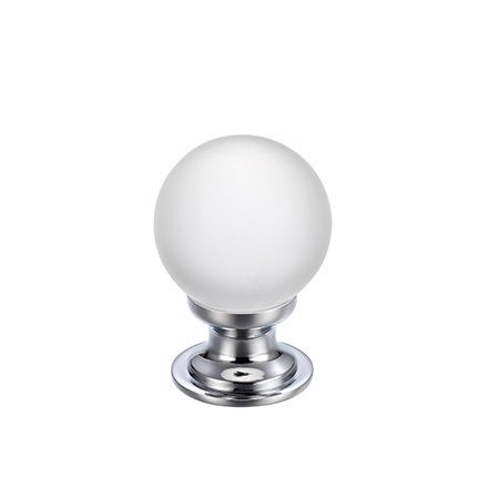 Fulton & Bray Frosted Glass Cupboard Knob