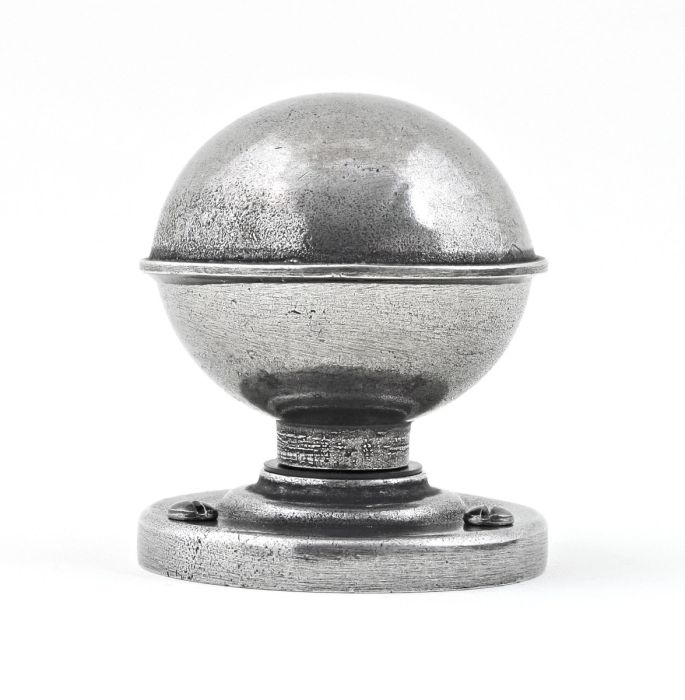 Finesse - Beamish Mortice Door Knob - Solid Pewter - Pair