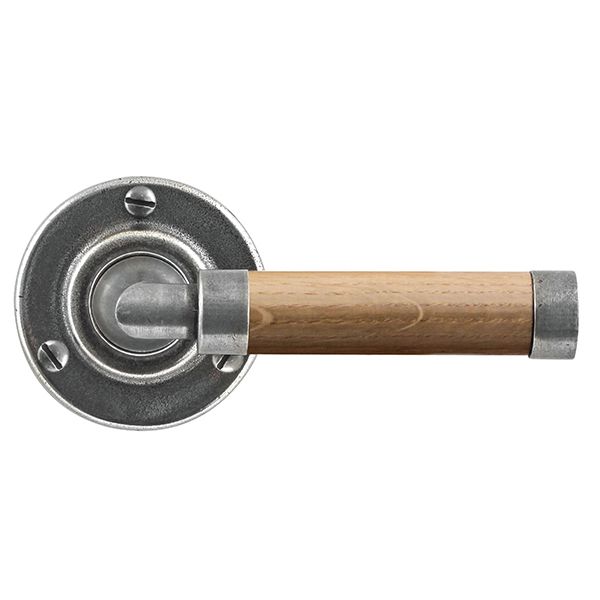 Finesse Milton Door Handle on Rose - Pair