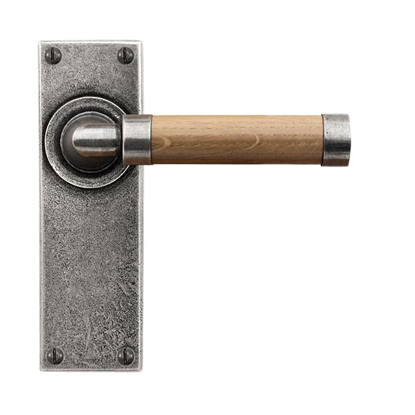 Finesse Milton Door Handle on Backplate - Pair