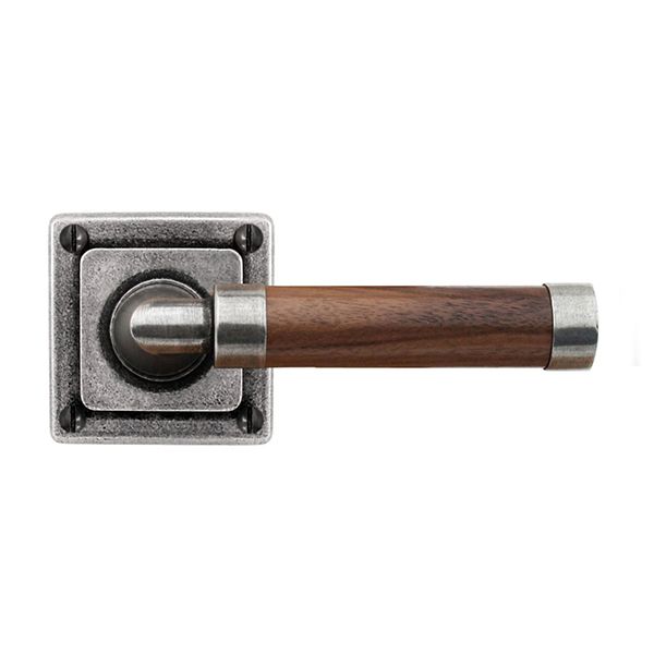 Finesse Milton Door Handle on Jesmond Rose - Pair