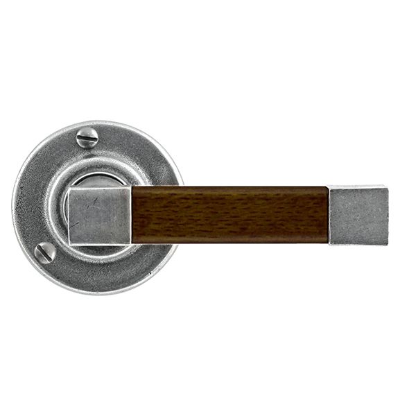 Finesse Eden Door Handle on Rose - Pair