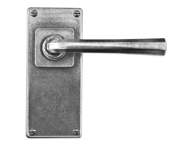 Finesse Tunstall Door Handle on Jesmond Backplate - Pair