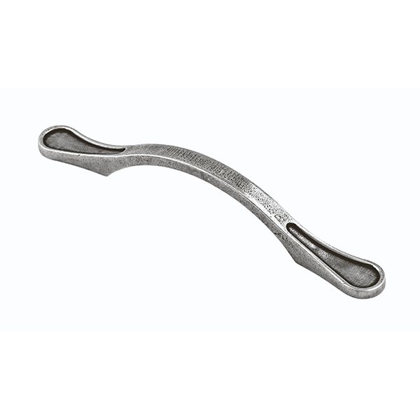 Finesse - Gilpin Cupboard Handle - Solid Pewter - Centres 128mm