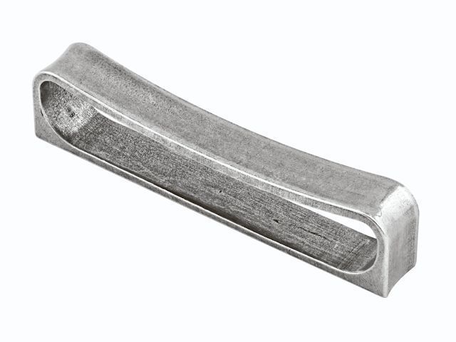 Finesse - Tresco Cupboard Handle - Solid Pewter - Centres 128mm