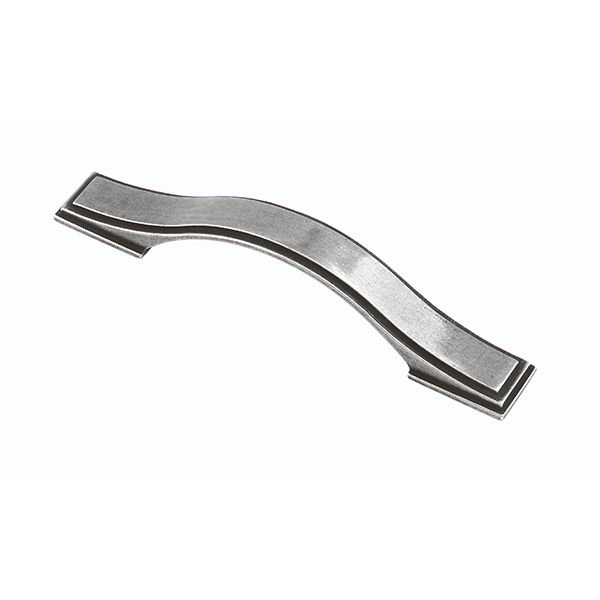 Finesse - Montford Cupboard Handle - Solid Pewter - Centres 128mm