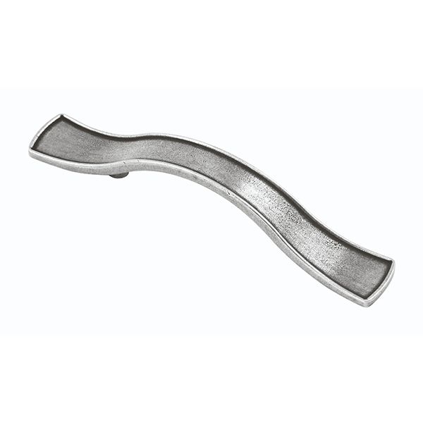 Finesse - Belford Cupboard Handle - Solid Pewter - Centres 96mm