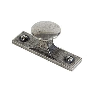 Finesse Newton Round Cupboard Knob on Backplate