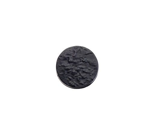 Foxcote Foundries - Standard Profile Covered Round Escutcheon - Black Antique