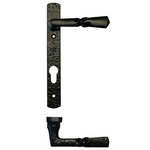 Foxcote Foundries - Multipoint Door Handle - Black Antique - Pair