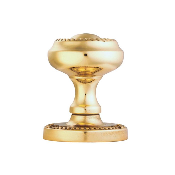 Carlisle Brass - Classical Georgian Mortice Door Knob - Polished Brass - Pair