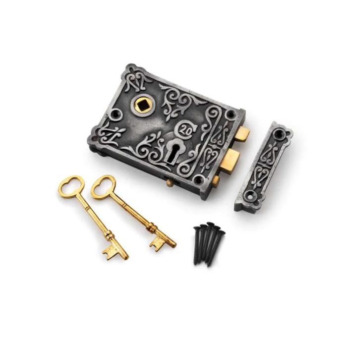 Floral Rim Lock 