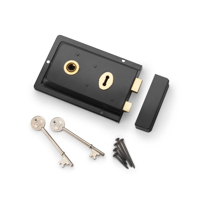 Flanged Rim Lock