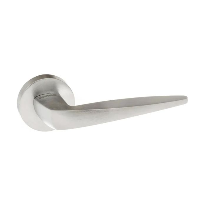 Atlantic Hardware Forme Foglia Door Handle on Rose - Pair