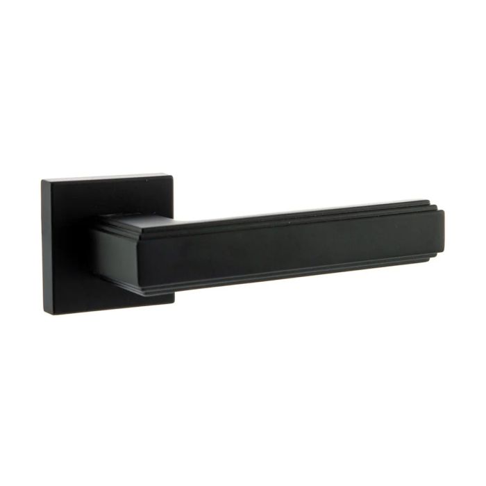 Atlantic Hardware Forme Alila Door Handle on Square Rose - Pair