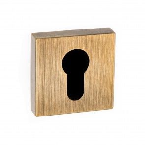 Atlantic Hardware Euro Profile Forme Square Escutcheon - Pair