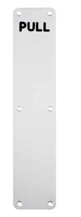 Eurospec Aluminium Pull/Push Finger Plate