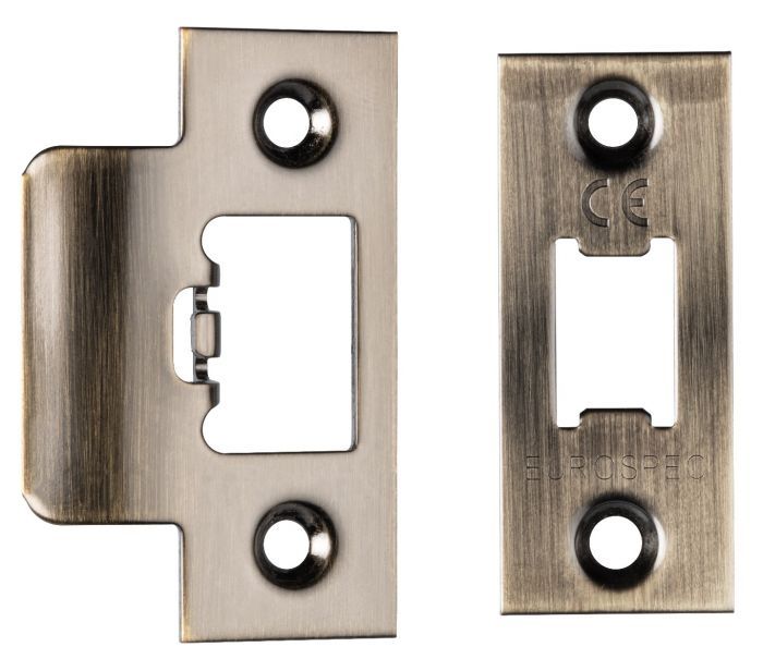 Eurospec Forend Strike and Fixing Pack for Heavy Duty Sprung Tubular Latch