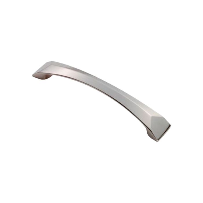 Carlisle Brass - Fingertip Design Solo Cupboard Handle - Satin Nickel - Centres 128mm