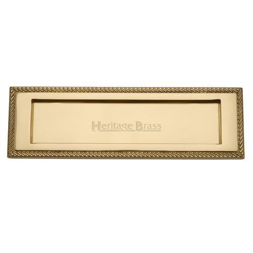 M.Marcus Heritage Brass Georgian Rope Letterplate