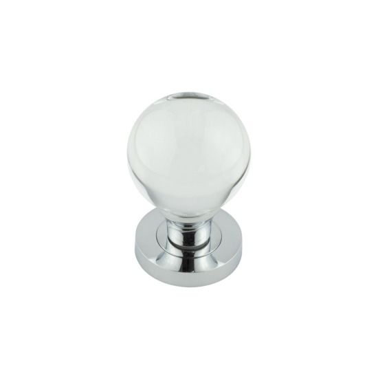 Frelan Ball Glass Mortice Door Knob - Pair