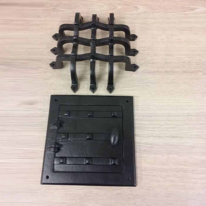Dartington Black Door Grill Viewer Speakeasy Grate Judas Plate