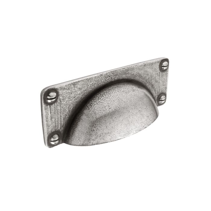 Second Nature - Warwick Cup Handle - Solid Pewter - Centres 96mm