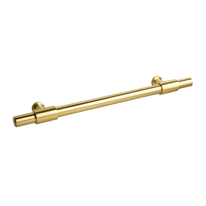 Second Nature - Gales Cupboard Handle - Satin Brass - Centres 160mm