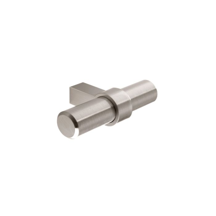 Second Nature - Arlington T-bar Cupboard Knob - Stainless Steel Effect