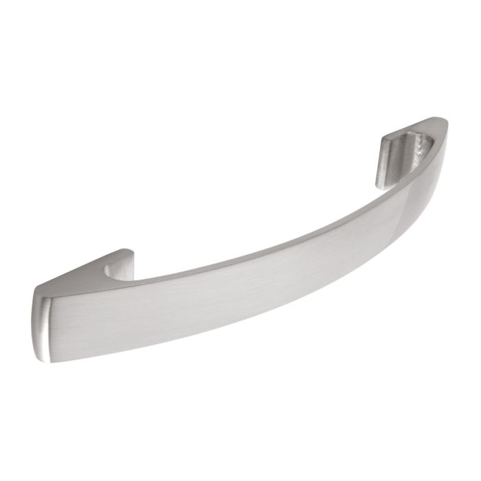Second Nature - Skelton Cupboard Handle - Stainless Steel Effect - Centres 128mm
