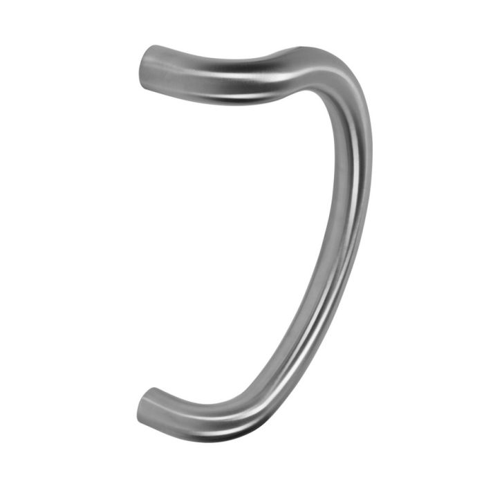 Blu Performance - Back To Back Fix Commercial Curved Door Pull Handle - 316 Satin Stainless Steel