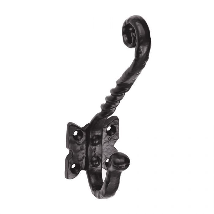 Ludlow Foundries - Hat and Coat Hook - Black Antique 