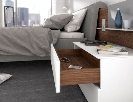 Hettich Quadro 4D Silent Soft Close Drawer Runners for Wooden Drawers