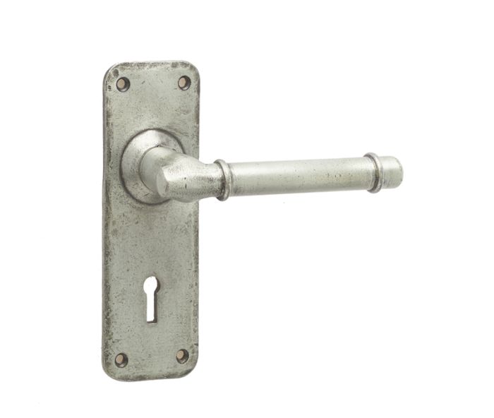 Frelan Antique Belfry Suite Door Handle on Backplate - Pair