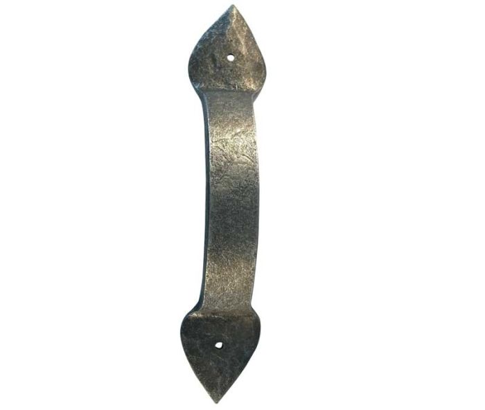 Frelan - Hand-Forged Door Pull Handle - Pewter
