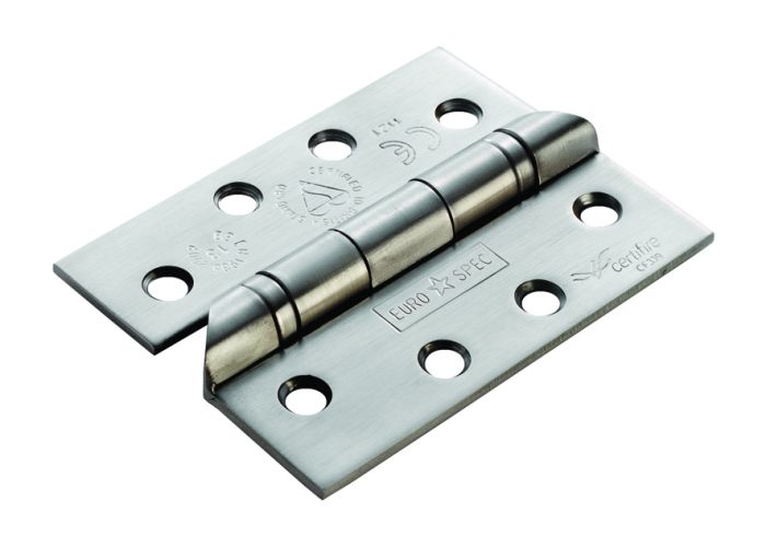 Eurospec - Enduro Grade 13 Ball Bearing Hospital Tip Hinge - Satin Stainless Steel