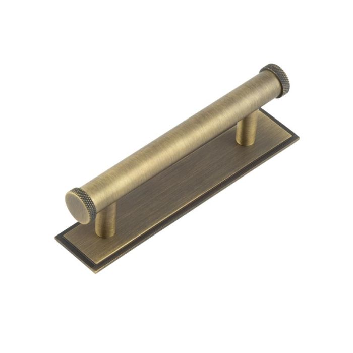 Frelan Hoxton Wenlock Cupboard Handle on Stepped Rushton Backplate