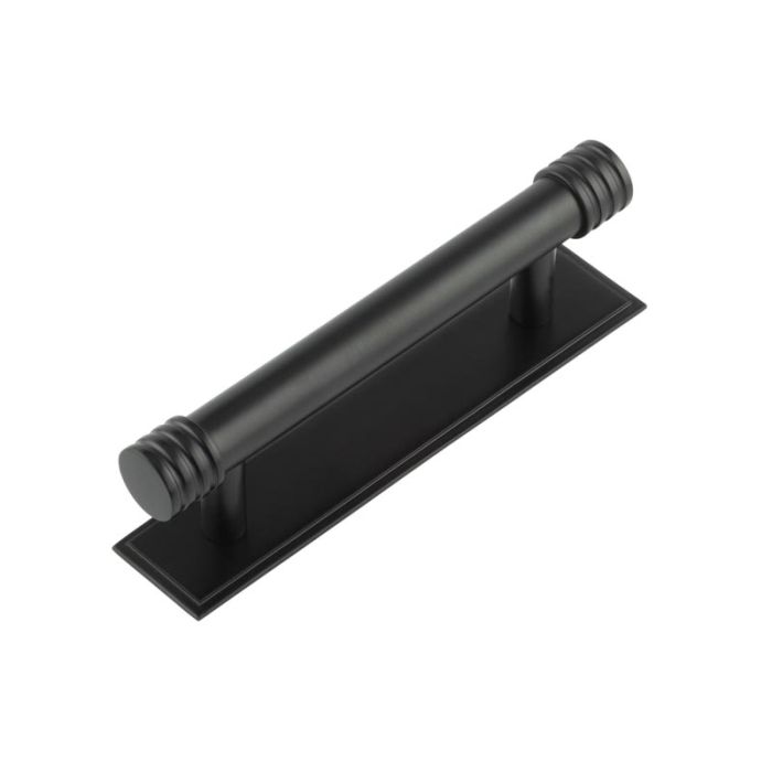 Frelan Hoxton Sturt Cupboard Handle on Stepped Rushton Backplate