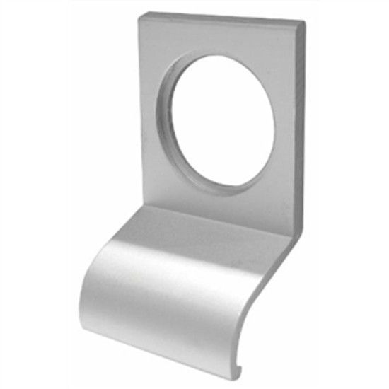 Frelan - Round Cylinder Latch Pull - Satin Aluminium